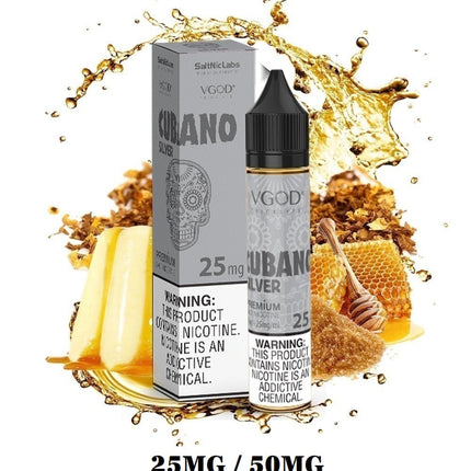 VGOD SaltNic Cubano silver سيجار سيلفر