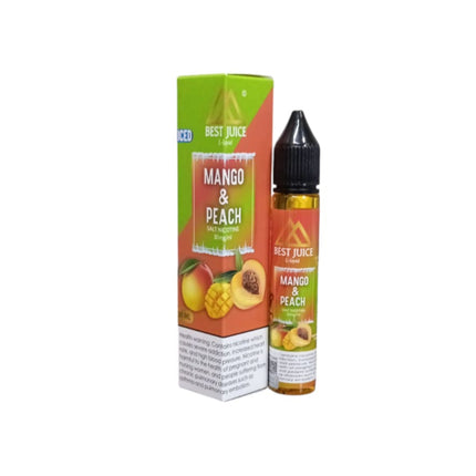 Best SaltNic Iced Mango Peach مانجو خوخ ساقع