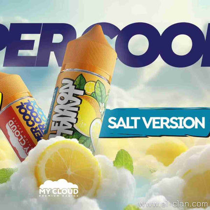 My Cloud SaltNic Super Cool Lemon Mint ليمون نعناع ساقع