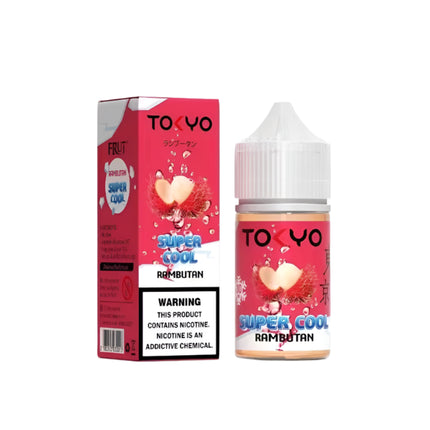 Tokyo SaltNic Super Cool Rambutan A falling rambutan