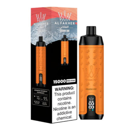 Crown Bar Alfakher Pro Max 15K Cool Mango Disposable  الفاخر مانجو ساقع