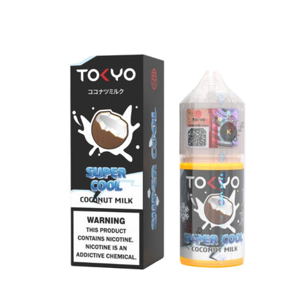 Tokyo SaltNic Super Cool Coconut Milk جوز هند ساقع