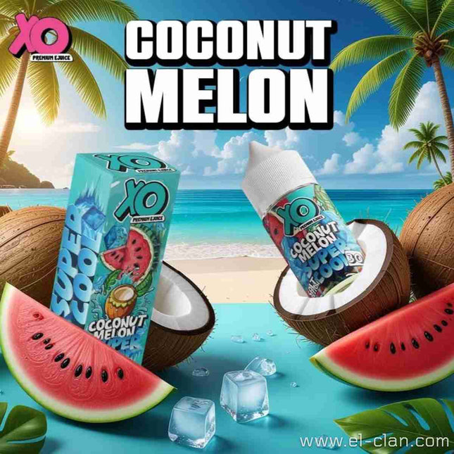 XO Super Cool SaltNic Coconut Melon جوزهند بطيخ ساقع جدا