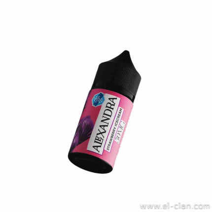 Alexander SaltNic Alexandra Strawberry Ice Cream Extra Ice  ايس كريم فراوله ساقع جدا
