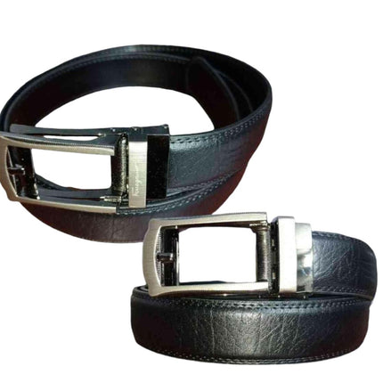 Leather Belt حزام جلد طبيعي رجالى - Men's belt -  الكلان فيب el-clan.