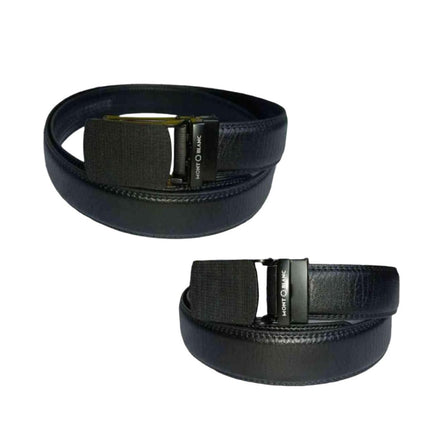 Leather Belt حزام جلد طبيعي رجالى - Men's belt -  الكلان فيب el-clan.
