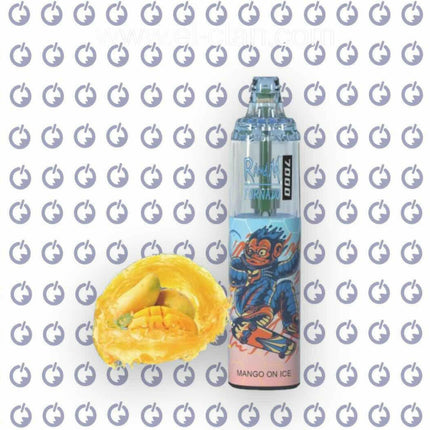 Tornado 7K Mango On Ice disposable مانجو ساقعة - RandM Dazzle -  الكلان فيب el-clan.