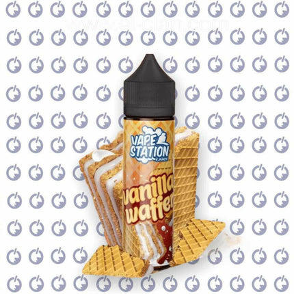Vape Station Vanilla Waffer فانيلا ويفر - Vape Station E-Juice -  الكلان فيب el-clan.