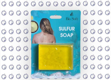 Bio Soft Sulfur Soap Face & Body Soap صابون الوجه والجسم - Bio Soft -  الكلان فيب.