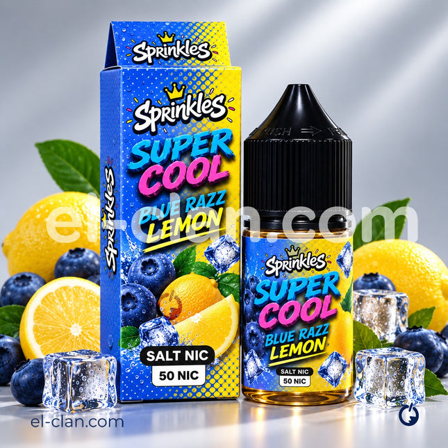 Sprinkles Super Cool Saltnic Blue Razz Lemon توت ليمون ساقع
