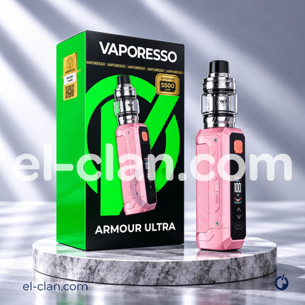 مود وكيت فيب Vaporesso Armour Ultra ارمور الترا بلون وتصميم ظاهرين في الصورة