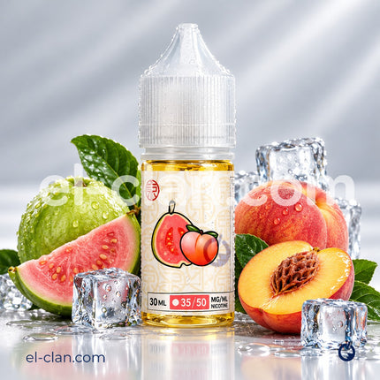 Tokyo SaltNic Iced Guava Peach جوافة خوخ