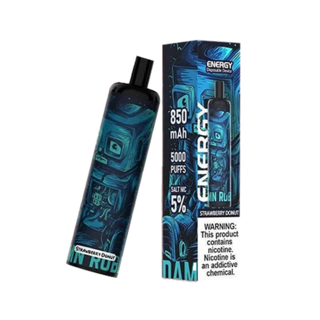 Energy 5k Strawberry Donut Disposable فراوله