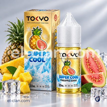 Tokyo SaltNic Super Cool Pineapple Guava اناناس جوافه ساقع