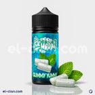 For Ca$h Gummy Ice mint flavored vape liquid in a 10ml bottle by For Cash E-Juice, featuring mint leaves and gummy candies.