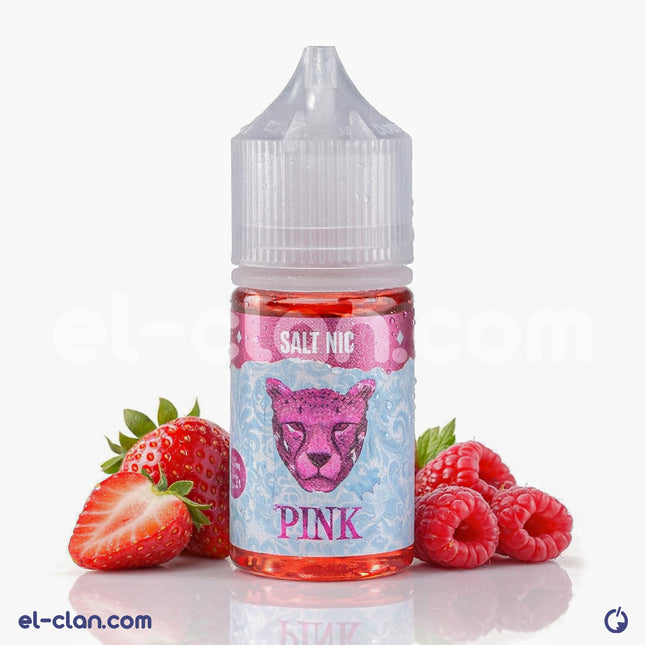 سائل فيب بينك بانثر نيكوتين ملح بنكهة الكشمش الأسود والثلج، عبوة مستوردة من ماركة Pink Panther