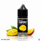 Silver Mango Original فيب ليكويد محلي من Silver E-Liquid, showcasing a bottle of Silver Mango flavor vapor liquid.