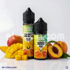 Sucker Punch Mango Peach Ice vape juice in a 30ml bottle, featuring mango and peach flavor with icy menthol finish.