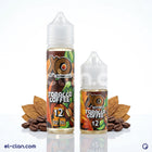 XO Tobacco Coffee e-liquid in a vape vaporizer, showcasing the flavored liquid with tobacco and coffee notes from XO E-Liquid.