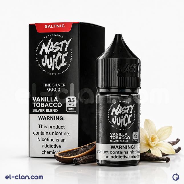 Nasty Juice Vanilla Tobacco Silver Blend  توباكو فانيليا
