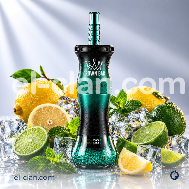 أنبوب فيب أل فاخير ديليسبل بنكهة ليمون لايم، حجم 60 ألف، مصنوع من مادة بلاستيكية للاستخدام مرة واحدة