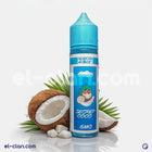 فيب ليكويد محلي من My Cloud E-Juice بنكهة جوز الهند وجوزهند، يظهر في الصورة زجاجة سائل التدخين الإلكتروني
