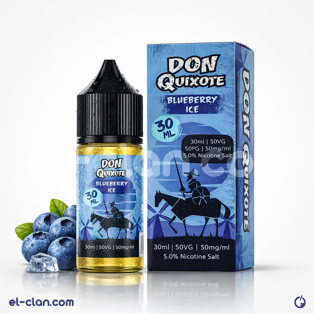 DON Quixote SaltNic Blueberry Ice  توت ساقع