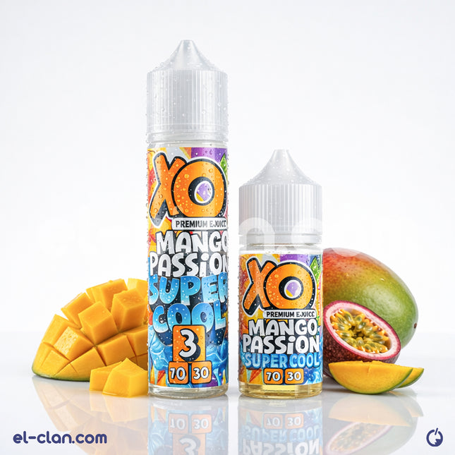 سائل فيب مانجو باشون فروت مانجو وفاكهة عاطفية من XO إيلكوييد، عبوة 12 مل.