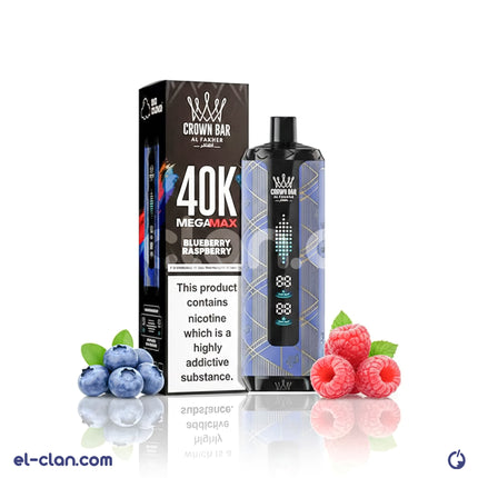 Al fakher Mega Max 40k Blueberry Raspberry Disposable توت