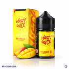Nasty Juice Mango Cushman فيب ليكويد مستورد with bright mango flavor and colorful packaging.