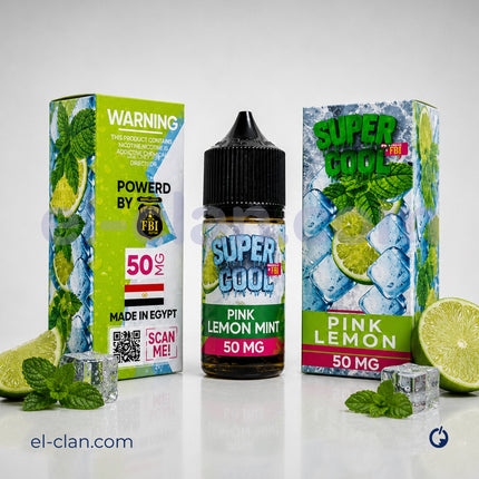 FBI SaltNic Super Cool Pink Lemon Mint ليمون نعناع ساقع