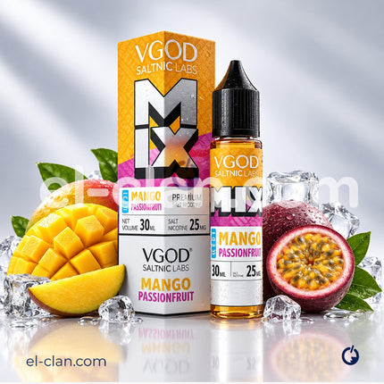 Vgod Saltnic Iced Mango Passion Fruit مانجو باشون فروت ساقعه