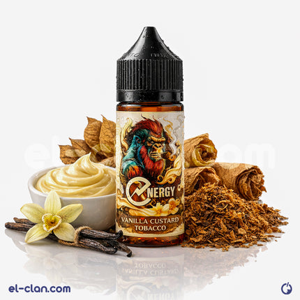 سائل فيب Energy SaltNic VCT فانيلا كاستر توباكو من Energy E-Juice، عبوة ليكويد محلي بنكهة الفانيلا والتوباكو