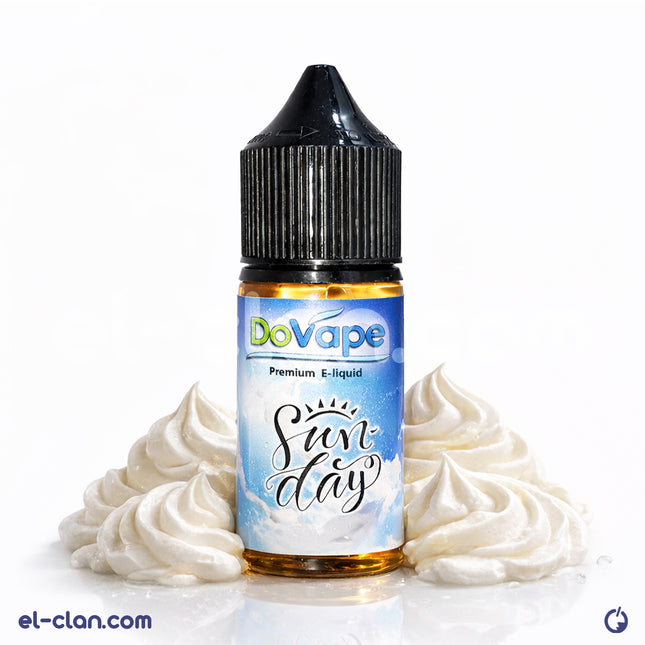 DoVape Sun Day كريم لبن قشطة فيب ليكويد محلي، عبوة 15 مل، نكهات حليب وقشطة، مثالي للتدخين الإلكتروني
