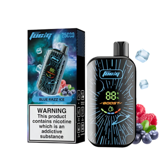 Fucig 25K Blue Razz Ice Disposable توت ساقع