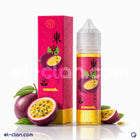 سائل فيب توكيو بنكهة فاكهة العاطفة المثلجة، ليكويد مستورد عالي الجودة، يظهر في صورة زجاجة 160 مل