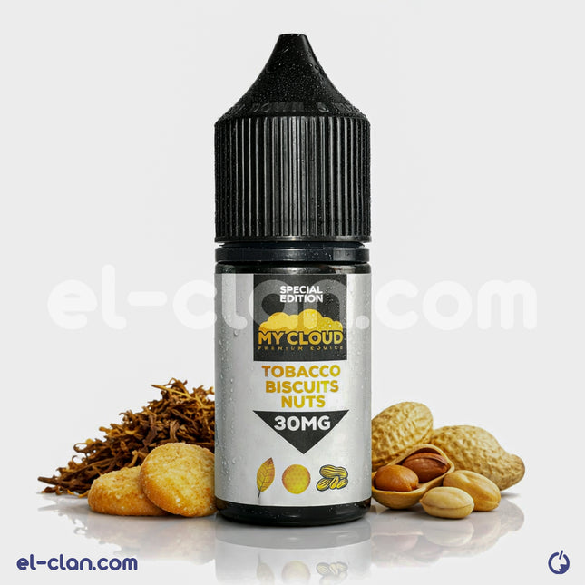 My Cloud SaltNic Tobacco Biscuit Nuts توباكو بسكويت مكسرات