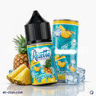 Rozetta Ice Fayrouz اناناس ساقع in a vape liquid bottle, showcasing the flavor and branding of Rozetta E-Juice for vaping.