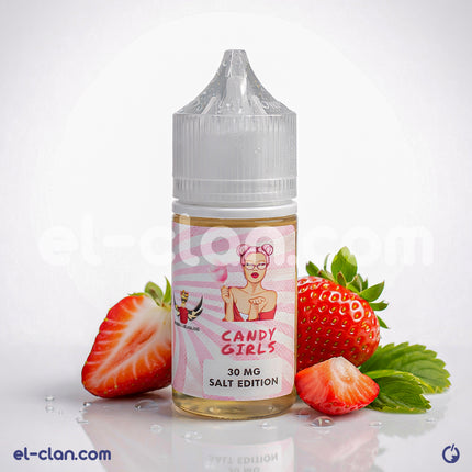 سائل فيب 8Ball SaltNic Candy Girls بفراولة كاندي من 8ball E-Juice عبوة 30 مل في زجاجة واضحة