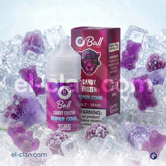 8Ball⁩ Super Cool SaltNic Candy Frozen غزل بنات ساقع جدا