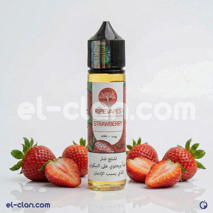 سائل فيب فريز فراولة ناضجة من RIPE VAPES، ليكويد مستورد بنكهة الفراولة المنعشة والباردة