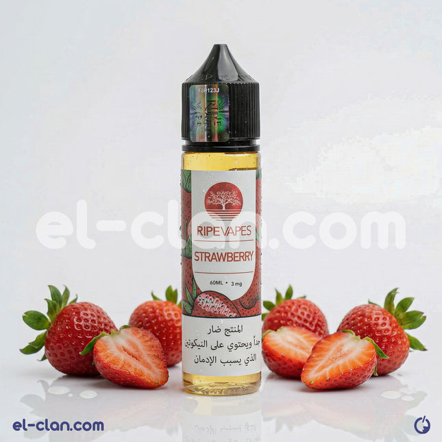 سائل فيب فريز فراولة ناضجة من RIPE VAPES، ليكويد مستورد بنكهة الفراولة المنعشة والباردة