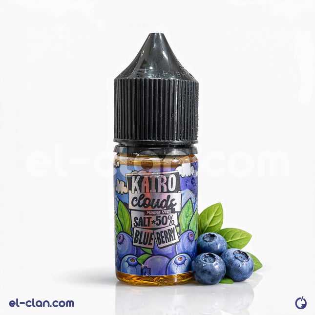 Kairo Clouds SaltNic Super Cool Blue Berry  توت