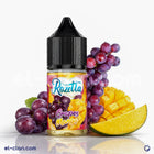 Rozetta Grapes Mango flavored vape juice in a local liquid form, featuring vibrant grape and mango images on the label.