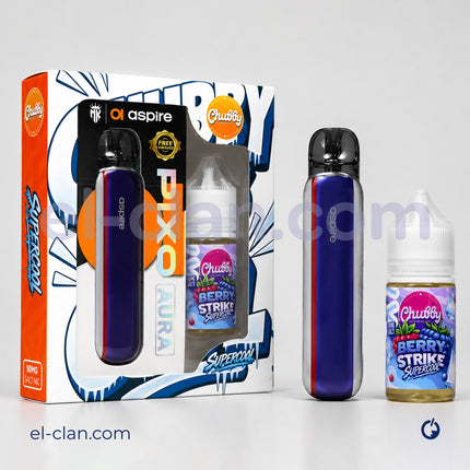 Aspire Pixo Aura + Chubby اسباير بيكسو اورا