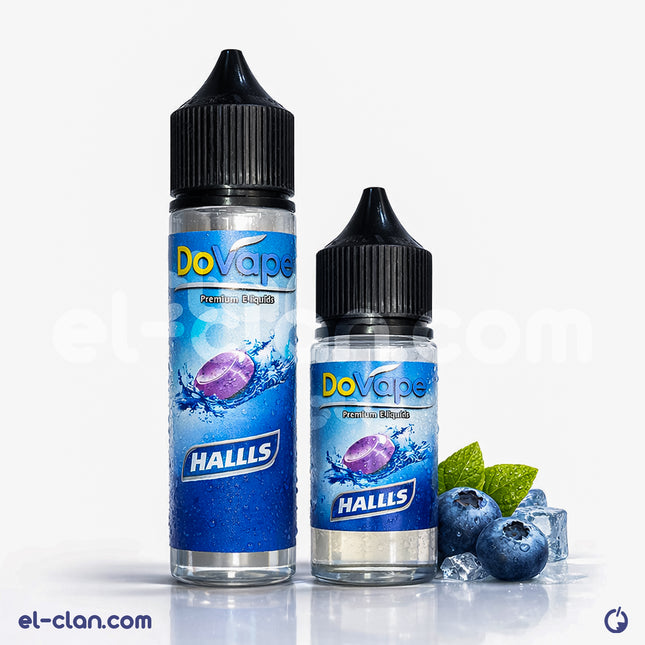 تبغ فيب من DoVape هولز مع عبوة ليكويد محلي تظهر في الصورة.