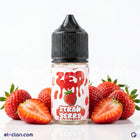 زبدة فراولة زيد إ-ليكويد فيب محلي من نيكوتين عالي الجودة، يظهر عبوة زبدة الفراولة وزجاجة سائلة.