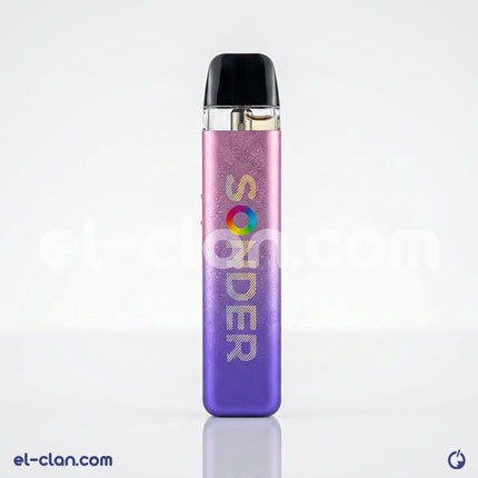 جهاز بود Geekvape Sonder Q2 هاردوير فيب، يظهر في الصورة مع تصميم أنيق ومتين، مخصص للتدخين الإلكتروني.