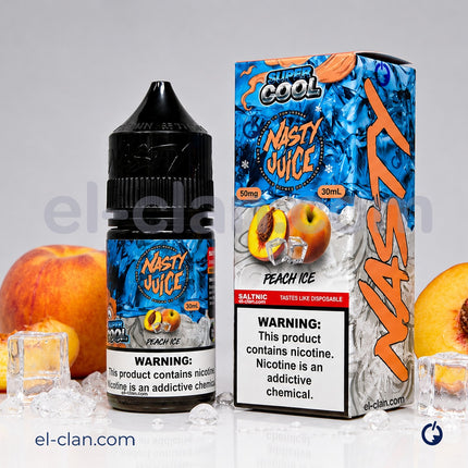 Nasty Juice Super Cool SaltNic Peach خوخ ساقع