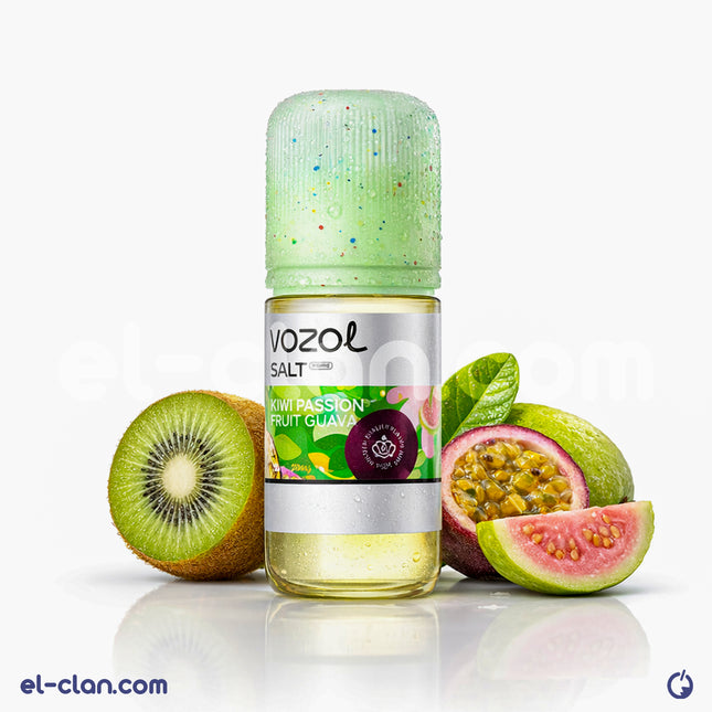سائل فيب نيكو كيوي باشون فروت جوافة من Vozol E-Juice، عبوة 20 مل مع نكهات فواكه استوائية جذابة